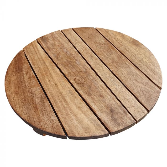 Rustic Round Solid Wood Table Tops 70cm, Round Wooden Table Tops