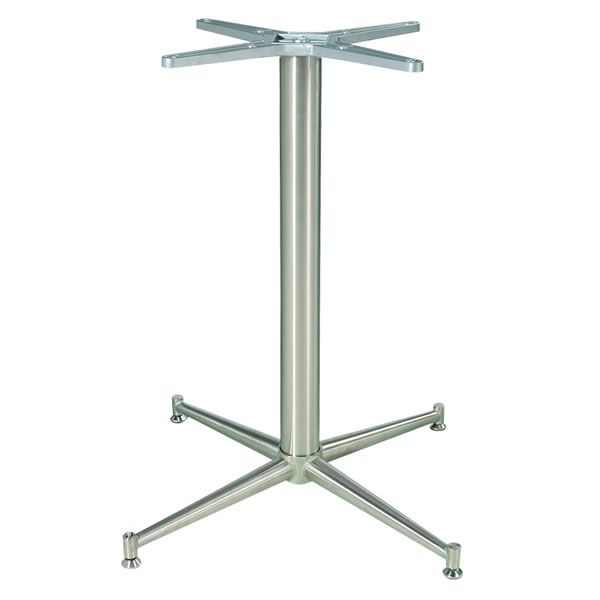 Brushed stainless steel clearance table legs