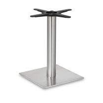 Fleet - Lounge Height Square Small Table Base (Round Column)