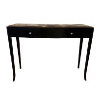 RV Astley Slick Black Console Table