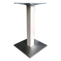 White Column Dining Height Table Base