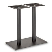 Trafalgar - Dining Height Rectangle Twin Table Base (Round Column)