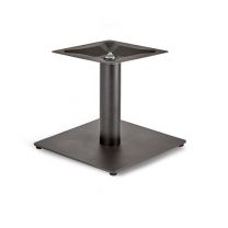 Trafalgar - Coffee Height Square Small Table Base (Round Column)