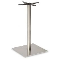 Fleet - Mid Height Square Large Table Base (Round Column)