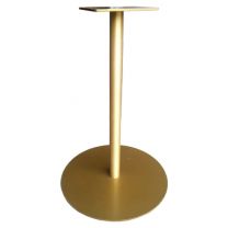 Round Gold Table Base, Dining Height