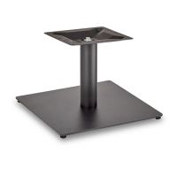 Trafalgar - Coffee Height Square Large Table Base (Round Column)
