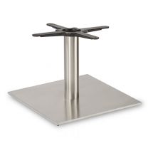 Fleet - Coffee Height Square Large Table Base (Round Column)