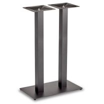 Trafalgar - Poseur Height Rectangle Twin Table Base (Square Column)