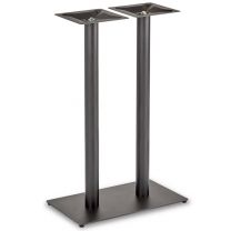 Trafalgar - Poseur Height Rectangle Twin Table Base (Round Column)