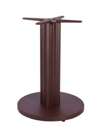 NOROCK NRxTMH 17 Inch Dining Table Base - Jarrah Brown