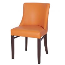 Repton Side Chair Walnut / Ochre