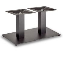 Trafalgar - Coffee Height Rectangle Twin Table Base (Square Column)