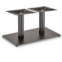 Trafalgar - Coffee Height Rectangle Twin Table Base (Round Column)