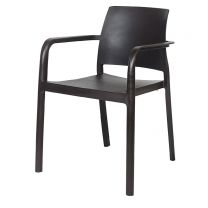 Anthracite Stackable Outdoor Armchair