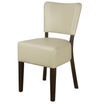 Belmont Cream Faux Leather Restaurant Chairs