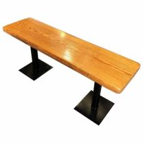 Used Solid Wood Bench Seat. 107cm