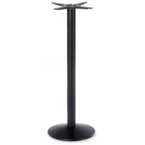 Black Dome Small Mid Height Table Base