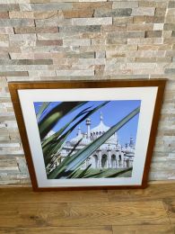 Ex Hotel Large Gold Framed Picture. A View of Brighton Pavillion.