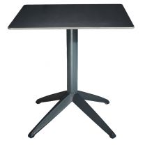 Braga Outdoor Table Fliptop - Anthracite 70cm Square