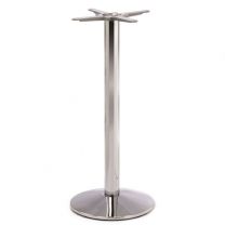Chrome Dome Small Poseur Height Table Base