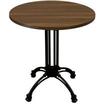 Walnut Complete Continental Small Round Table