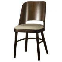 Java Side Chair - Cream Faux Leather 
