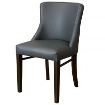 Gala Grey Faux Leather Side Chairs