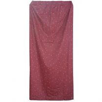 Red Long Drop Curtains