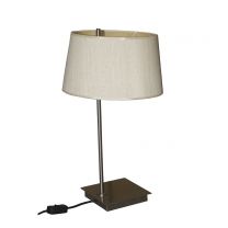 Brushed Steel Minimalist Bedside Lamps