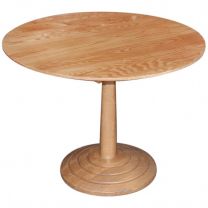 Round Lightwood Complete Table