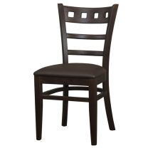 Enzo Side Chair Walnut / Brown