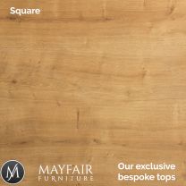 Bespoke Square Table Top - Forest Oak