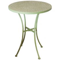 Outdoor Green Round Table