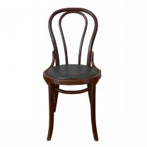 Used Bentwood Chair with Dark Green Seat Pad