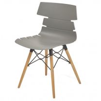 Hoxton Side Chair - K Frame (Beech/Grey)