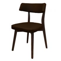 Hugo - Brown Faux Leather Restaurant Chairs