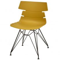 Hoxton Side Chair - M Frame (Mustard/EPC Black)