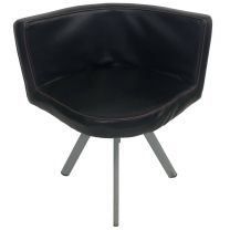 Used Black Tub Style Chair