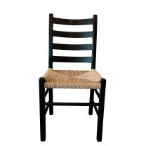 Aksel Jarrstolen Walnut Wicker Base Chair