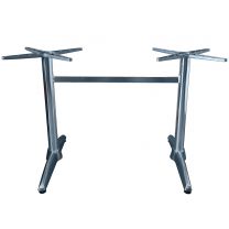 Outdoor Twin Leg Aluminum Table Base