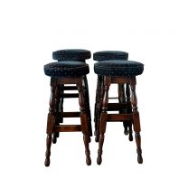 Group Of 4 High Pub Stools