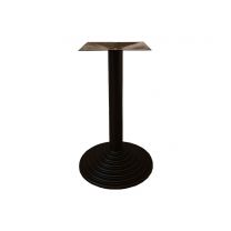 Step round dining height table base