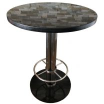 Large Granite Topped Poseur Table