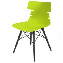 Hoxton Side Chair - K Frame (Black/Lime)
