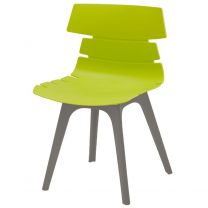 Hoxton Side Chair - R Frame (Lime/EPC Grey)