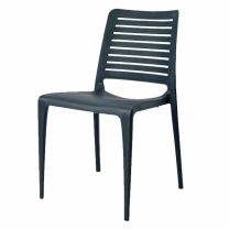 Lisbon Stackable Outdoor Side Chair - Anthracite