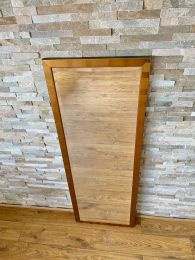 Ex Hotel Gold Framed Full Length Mirror with Bevelled Glass.