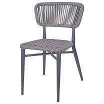 Madrid Outdoor Side Chair - Grey