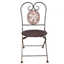 Romantique Outdoor Fresco Folding Chair - Without seat pad
