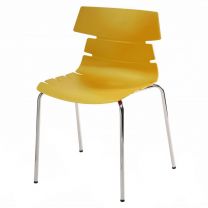 Hoxton Side Chair - A Frame (Mustard)